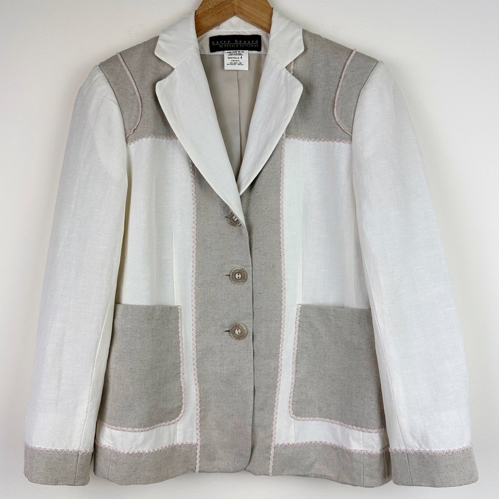 Harve Benard Vintage Linen Blazer